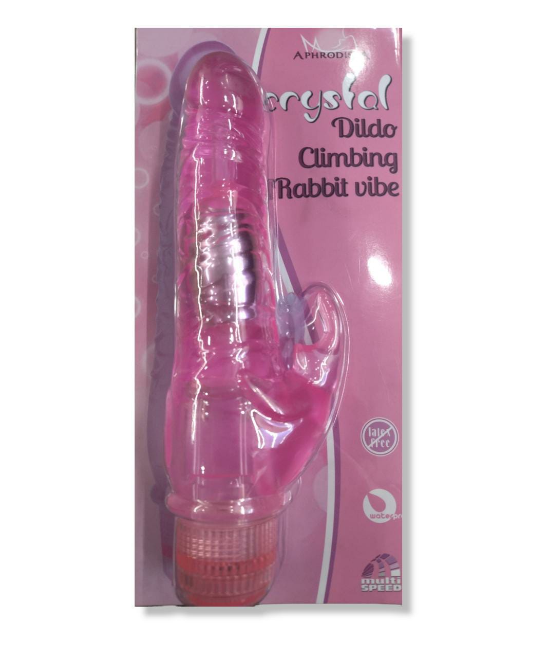 Vibrador Rabbit Crystal Rosado