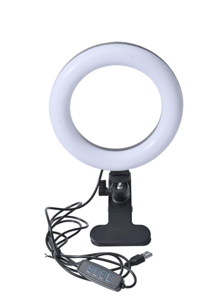 ARO DE LUZ LED-60K2 - BLANCO / NEGRO