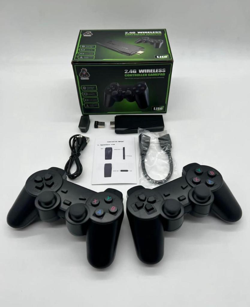 CONSOLA GAME STICK RETRO 9 EMULADORES 2.5 G CON 2 CONTROLES 4K LITE