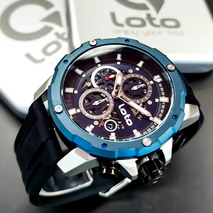 RELOJ ORIGINAL LOTO GOMA®️  CUERO Y SILICONA