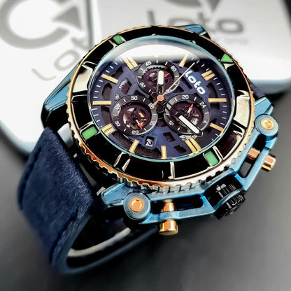 RELOJ ORIGINAL LOTO GOMA®️  CUERO Y SILICONA