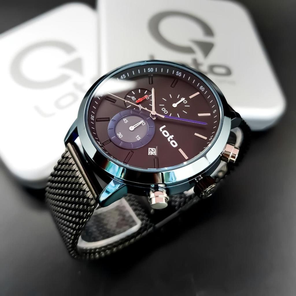 RELOJ ORIGINAL LOTO GOMA®️ ACERO