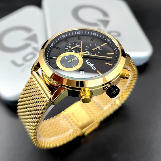 RELOJ ORIGINAL LOTO GOMA®️ ACERO