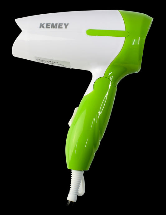 SECADOR DE CABELLO KEMEY KM-3326 VERDE