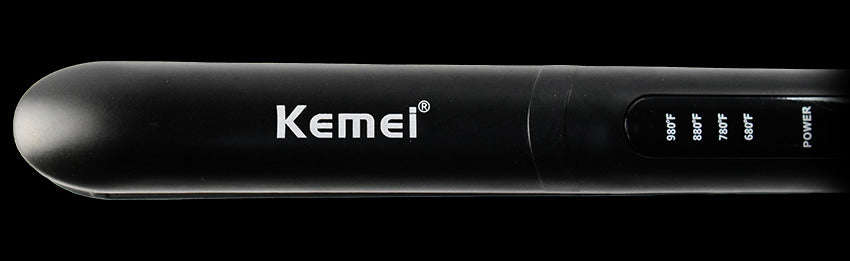 PLANCHA DE CABELLO KEMEY KM-8889 NEGRO